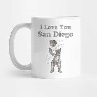 I Love You San Diego California Mug